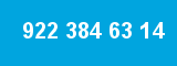 922 384 63 14 922 384 63 14
